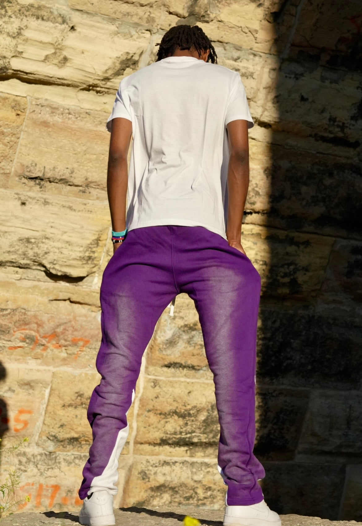 Purple Flare Pants