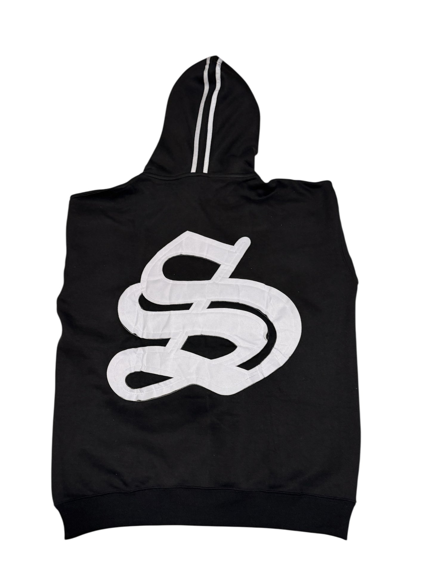 Black Rhinestone Zip Sweatsuit.