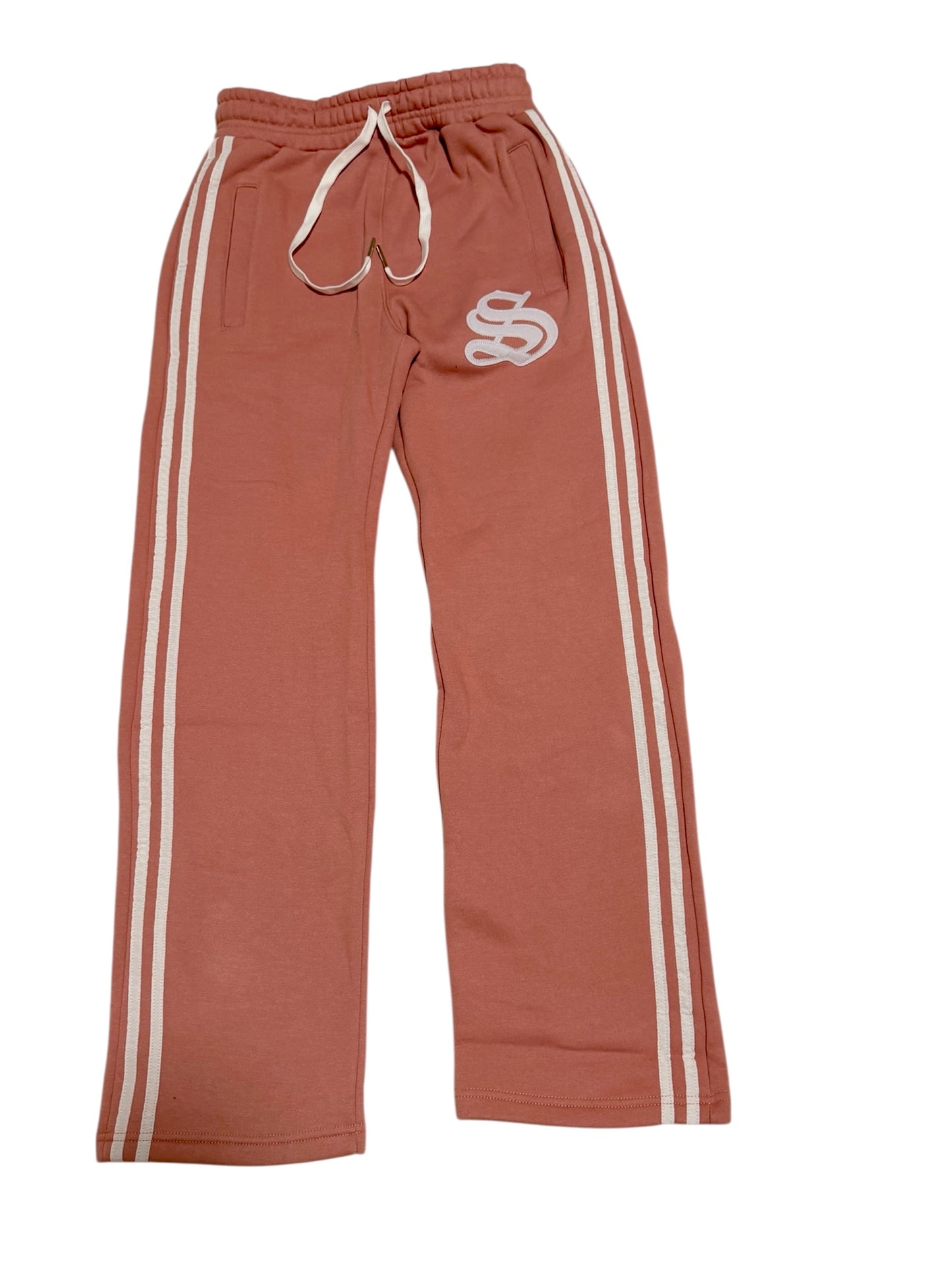 Pink Rhinestone Zip Sweatsuit.